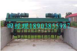 湖南衡阳市槽式发酵翻堆机一台顶十台用