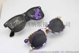 厂家直销眼镜 实惠针孔太阳镜 可印刷图案定制LOGO太阳眼镜