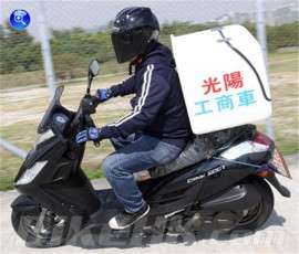 玻璃钢制摩托车载食物保温外送箱（101升BT-03）
